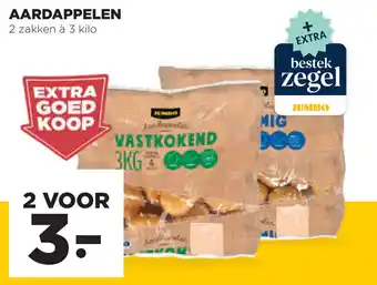 Jumbo Aardappelen 2*3kg aanbieding