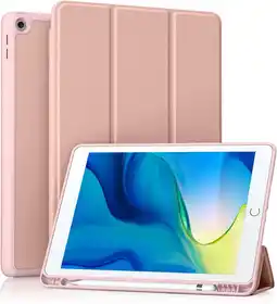 Amazon Maledan hoesje compatibel met ipad 9e/8e/7e generatie 10,2 inch met potloodhouder, premium pu-leer + zachte tpu-achterkant be aanbieding