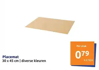 Action Placemat aanbieding