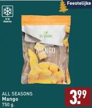 ALDI All seasons mango aanbieding