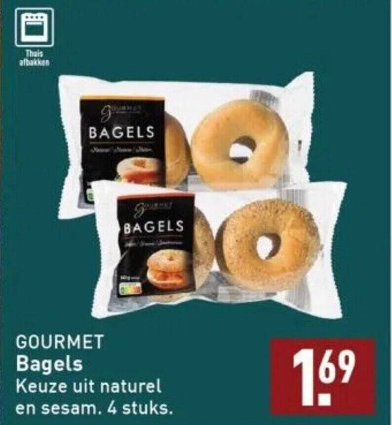GOURMET Bagels aanbieding bij ALDI