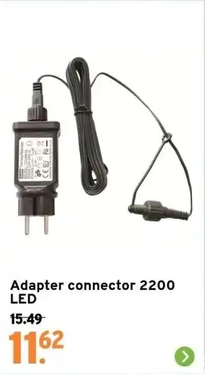 GAMMA Adapter connector 2200 led aanbieding