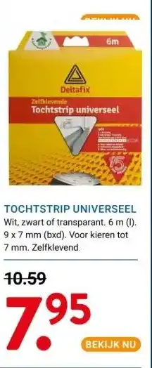 Kluswijs Tochtstrip universeel aanbieding