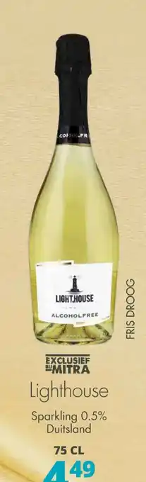 Mitra Lighthouse sparkling 0.5% duitsland aanbieding