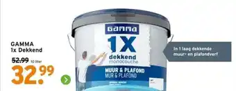 GAMMA Gamma 1x dekkend aanbieding