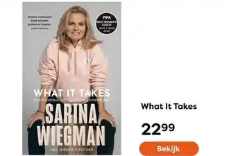 The Read Shop What it takes aanbieding