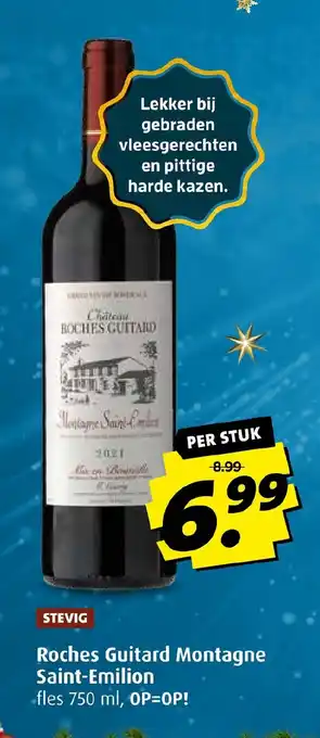 Boni Roches Guitard Montagne Saint-Emilion -fles 750 ml aanbieding