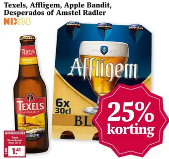 Boon`s Markt Texels, affligem, apple bandit, desperados of amstel radler aanbieding