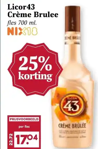 Boon`s Markt Licor43 crème brulee aanbieding