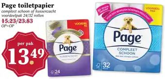 MCD Supermarkt Page toiletpapier aanbieding
