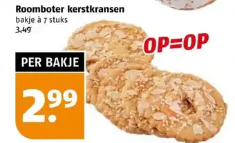 Poiesz Roomboter kerstkransen aanbieding