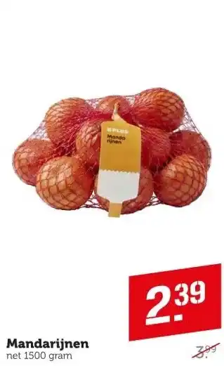 Coop Mandarijnen aanbieding