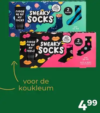 Trekpleister Sneaky socks aanbieding