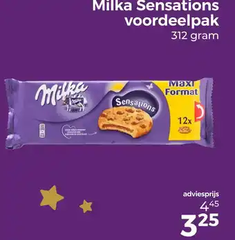 Trekpleister Milka sensations voordeelpak aanbieding