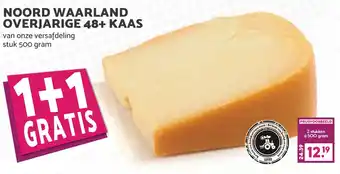 MCD Supermarkt Noord waarland overjarige 48+ kaas aanbieding