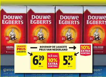 Nettorama Douwe Egberts aroma rood, 500 gram aanbieding