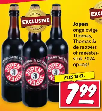 Nettorama Jopen FLES 75 CL. aanbieding