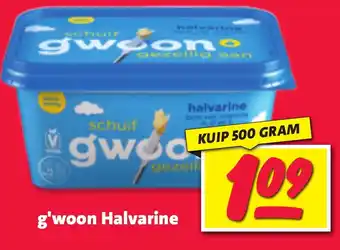 Nettorama g'woon Halvarine 500g aanbieding