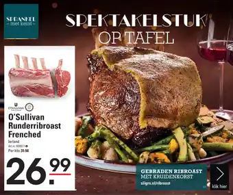 Sligro O'Sullivan Runderribroast Frenched aanbieding