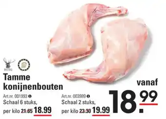 Sligro Tamme konijnenbouten aanbieding