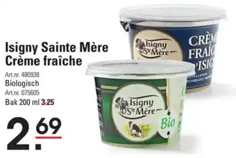 Sligro Isigny Sainte Mère Crème fraîche aanbieding