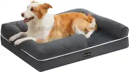 Amazon Feandrea osucro pgw076g01 orthopedisch hondenbed, bank, huisdierbed, zacht gevoerd, verhoogde randen, afneembare en wasbare o aanbieding
