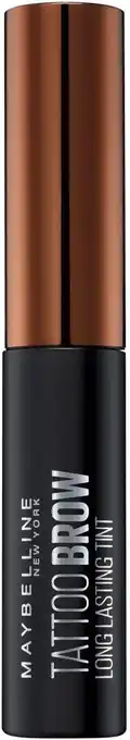 Amazon Maybelline new york - tattoo brow peel-off gel - 1 light brown - peel-off wenkbrauwgel, 01 light brown aanbieding