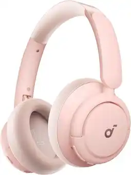 Amazon Soundcore door anker life q30 hybride actieve ruisonderdrukkende hoofdtelefoon (roze) aanbieding