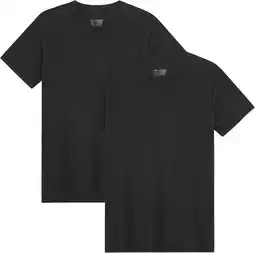 Amazon Danish endurance t-shirts van biologisch katoen, voor heren, crew hals of v-hals, ultrazacht basic, set van 2 aanbieding