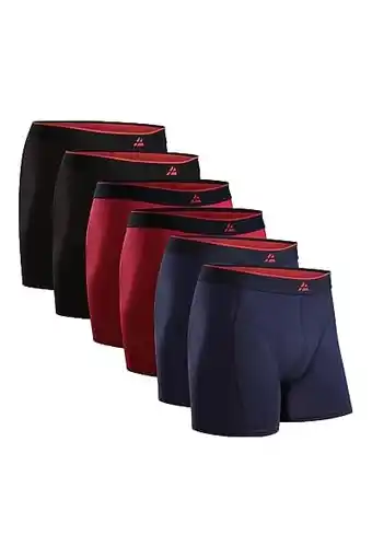 Amazon Danish endurance 6-pak, bamboe viscose boxershorts met of zonder gulp, fris & koel, ultiem draagcomfort, voor heren aanbieding
