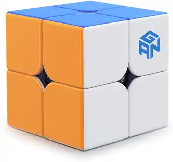 Amazon Gan 251 v2, 2x2 speed cube s mini cube puzzelspeelgoed 2x2x2 magic cube 51 mm speelgoed voor beginners (zonder stickers) aanbieding