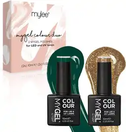 Amazon Mygel by mylee gel nagellak 2x10ml - christmas tree duo - uv/led soak-off nail art manicure pedicure, professioneel, salon &  aanbieding