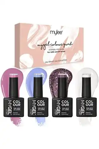 Amazon Mygel by mylee oh my quad gel nagellak set 4x10ml - uv/led soak-off nail art manicure pedicure, professioneel, salon & thuisg aanbieding