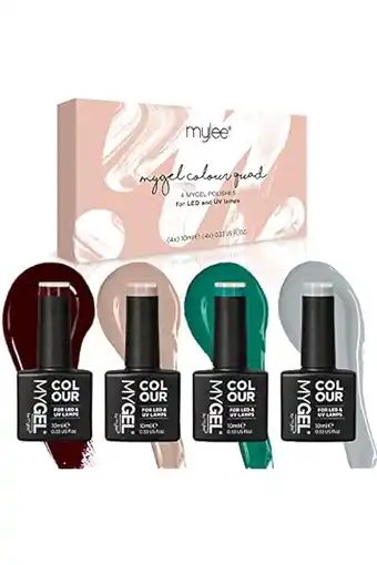 Amazon Mygel by mylee herfst winter set gel nagellak set 4x10ml - uv/led soak-off nail art manicure pedicure voor professioneel, sal aanbieding