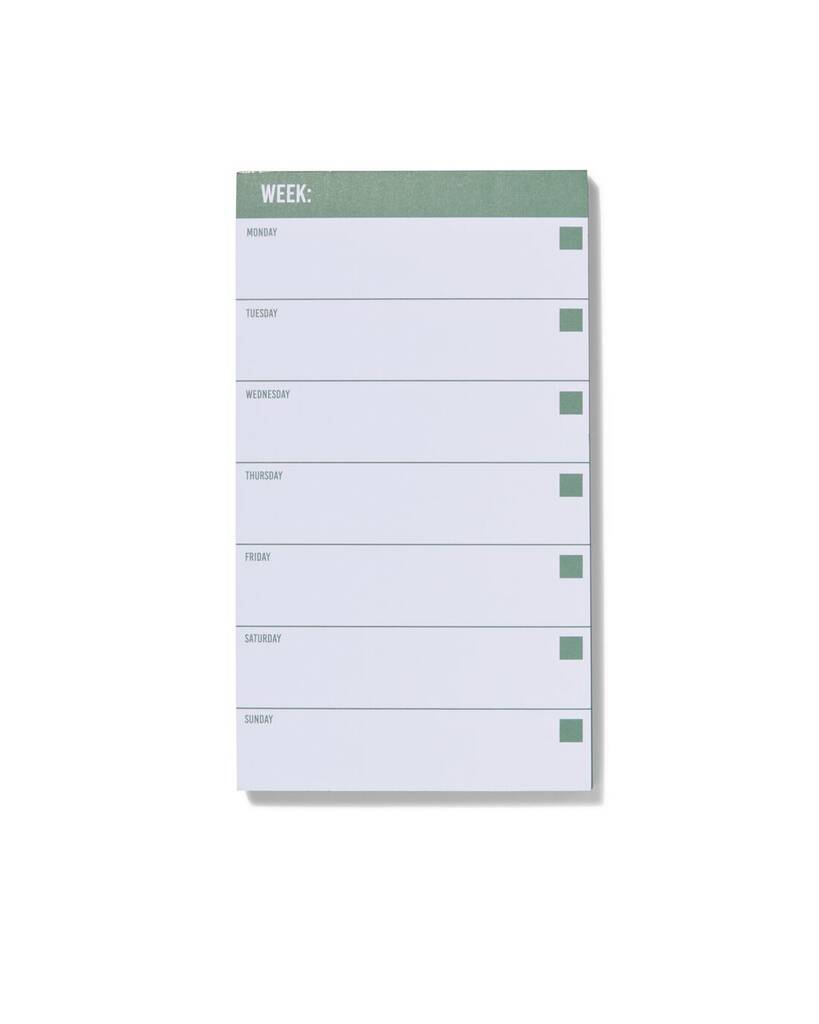 Hema weekplanner 21x12 aanbieding bij HEMA