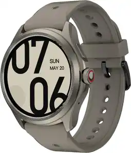 Amazon Ticwatch pro 5 android smartwatch voor mannen, snapdragon w5+ gen 1 wear os smartwatch, 80 uur lange batterijduur, gezondheid aanbieding