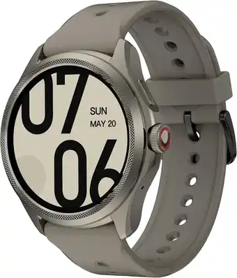 Amazon Ticwatch pro 5 android smartwatch voor mannen, snapdragon w5+ gen 1 wear os smartwatch, 80 uur lange batterijduur, gezondheid aanbieding