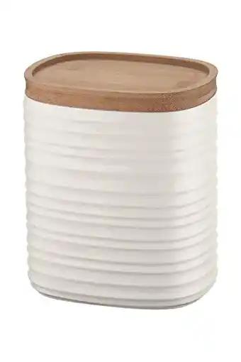 Amazon Guzzini - tierra, pot m met deksel, gemaakt van recyclebare materialen - melkwit, 12,3 x 9,4 x h 15 cm | 1000 cc - 181800156 aanbieding