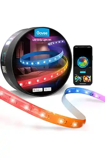 Amazon Govee rgbic led strip light m1, verbeterde rgbic-technologie, 5 m wifi led-strip, alexa-compatibel, muzieksync, segmentcontro aanbieding