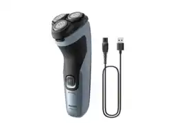 MediaMarkt Philips x3053/00 shaver series 3000x hemelblauw aanbieding