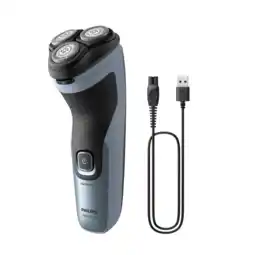 MediaMarkt Philips x3053/00 shaver series 3000x hemelblauw aanbieding