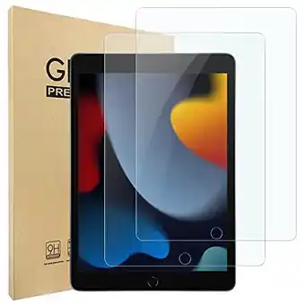 Amazon Hianjoo beschermfolie compatibel met ipad 10,2 inch 9,6 cm/8,6 cm/7e generatie, 2 stuks, displaybescherming, compatibel met i aanbieding