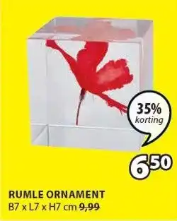 Jysk Rumle ornament aanbieding