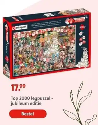 Bruna Top 2000 legpuzzel - jubileum editie aanbieding