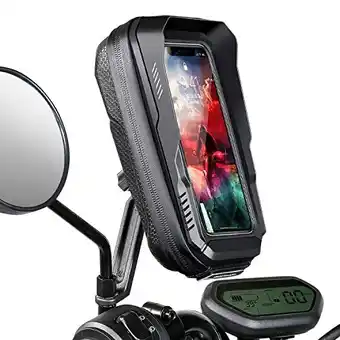 Amazon Juyano mobiele telefoonhouder voor motorfiets, waterdicht, 360 graden draaibaar, smartphone mobiele telefoonhouder, motorfiet aanbieding