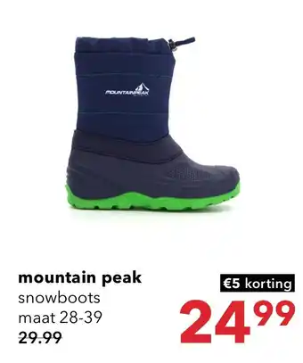 Scapino mountain peak snowboots maat 28-39 aanbieding