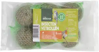 Welkoop Welkoop vetbollen insecten in net - tuinvogelvoer - 6 stuks aanbieding