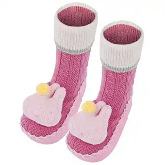 Amazon Vicloon antislip baby sokken, baby slipper sokken siliconen bodem baby sokken, biedt veilige grip, geschikt voor jongens en m aanbieding