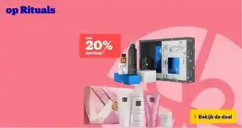 Bol.com op Rituals aanbieding
