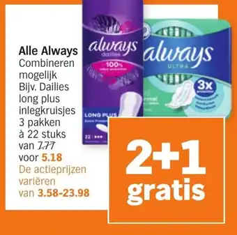 Albert Heijn Alle Always aanbieding